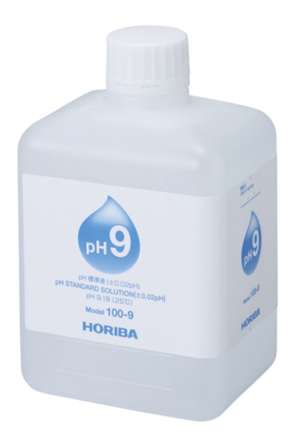 Horiba pH 9,18 Standard Pufferlösung, transparente Kunststoffflasche mit Schraubverschluss, präzise pH-Kalibrierung