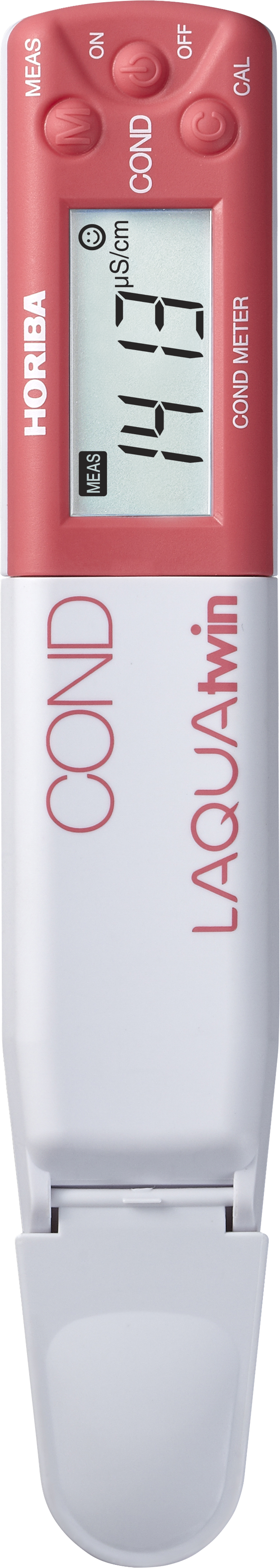 Horiba LAQUAtwin Leitfähigkeit, TDS, Temperatur Multiparameter Tester (EC-33) geschlossen, kompakte Schutzklappe, robustes Gehäuse