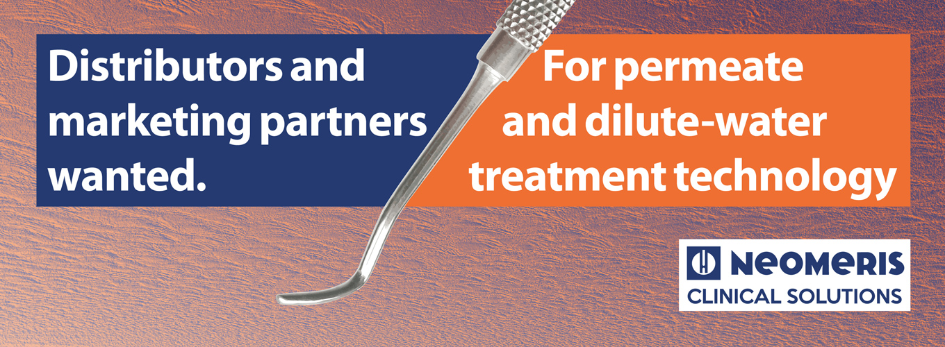 Sales and marketing partners sought for permeate and dilute water treatment technology