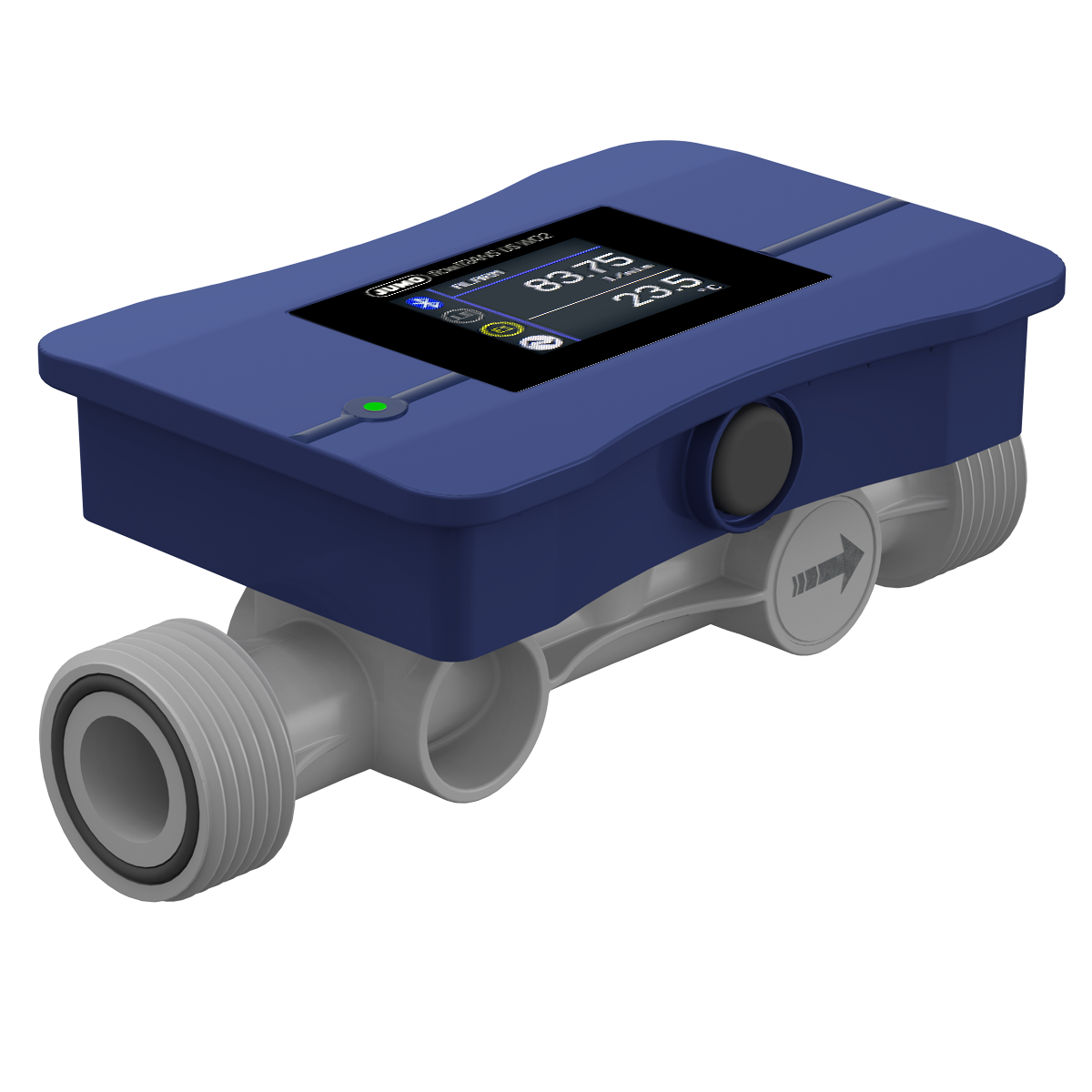 JUMO flowTRANS US W02 Ultrasonic flowmeter DN 15 (1/2 in.)