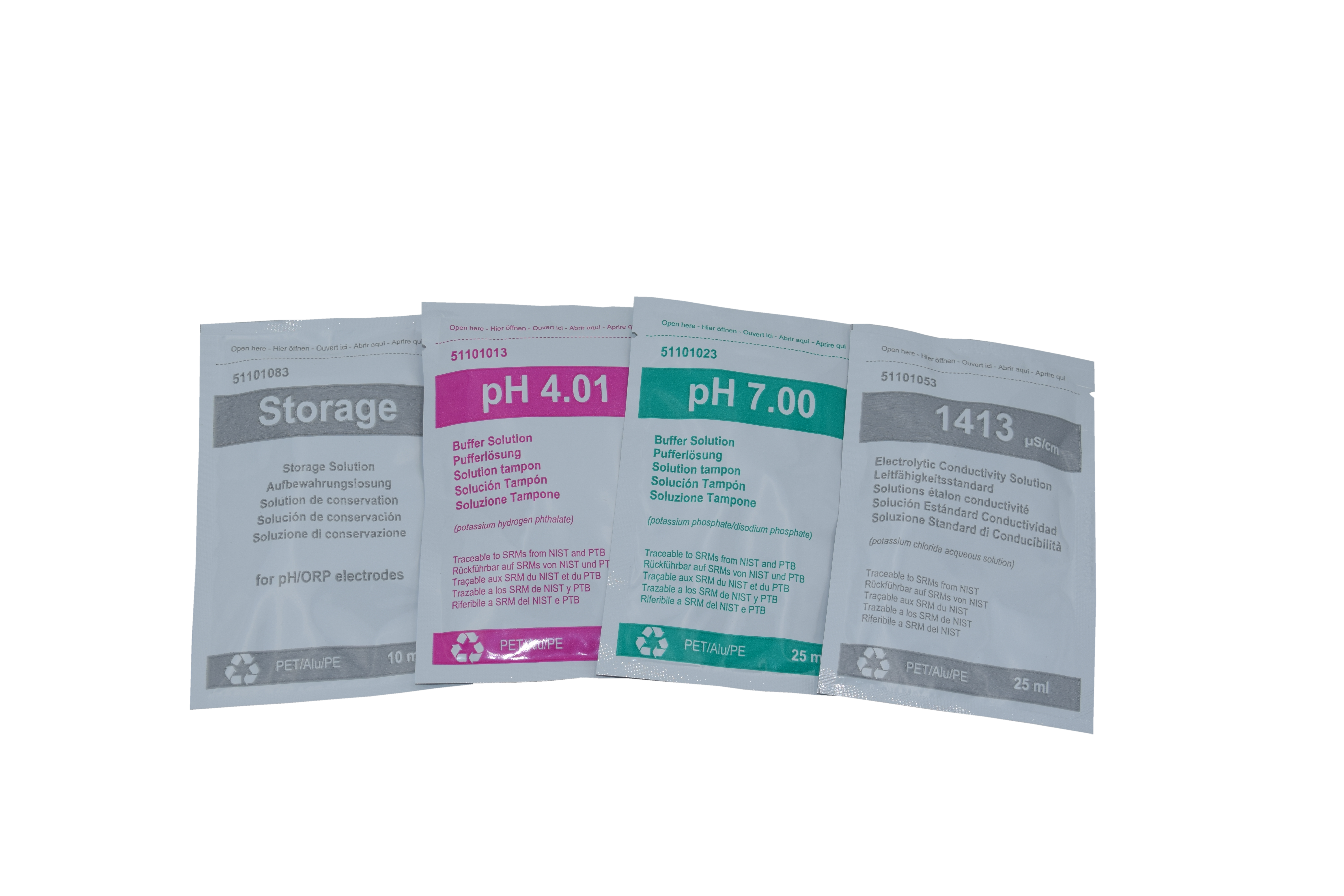 XS COND 1 Tester Kit 4 Flüssigkeiten in Tüten, 25ml Inhalt