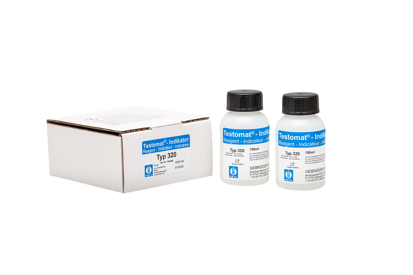 Testomat® 808 Indicator 320, 2x100ml bottles with original packaging, easy to use