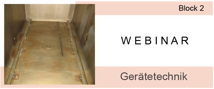 Webinar processing of sterile goods - Block 2 - Equipment Technology
